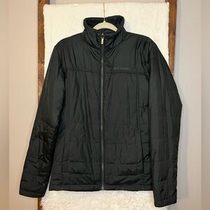 Columbia Men's Small Interchange Omni-Heat Black Puffer Jacket